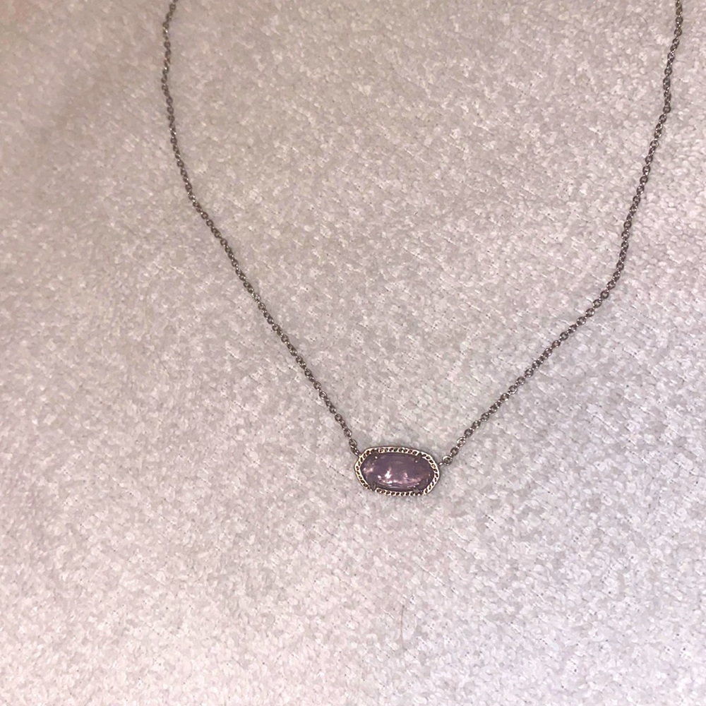 real kendra scott light purple stone